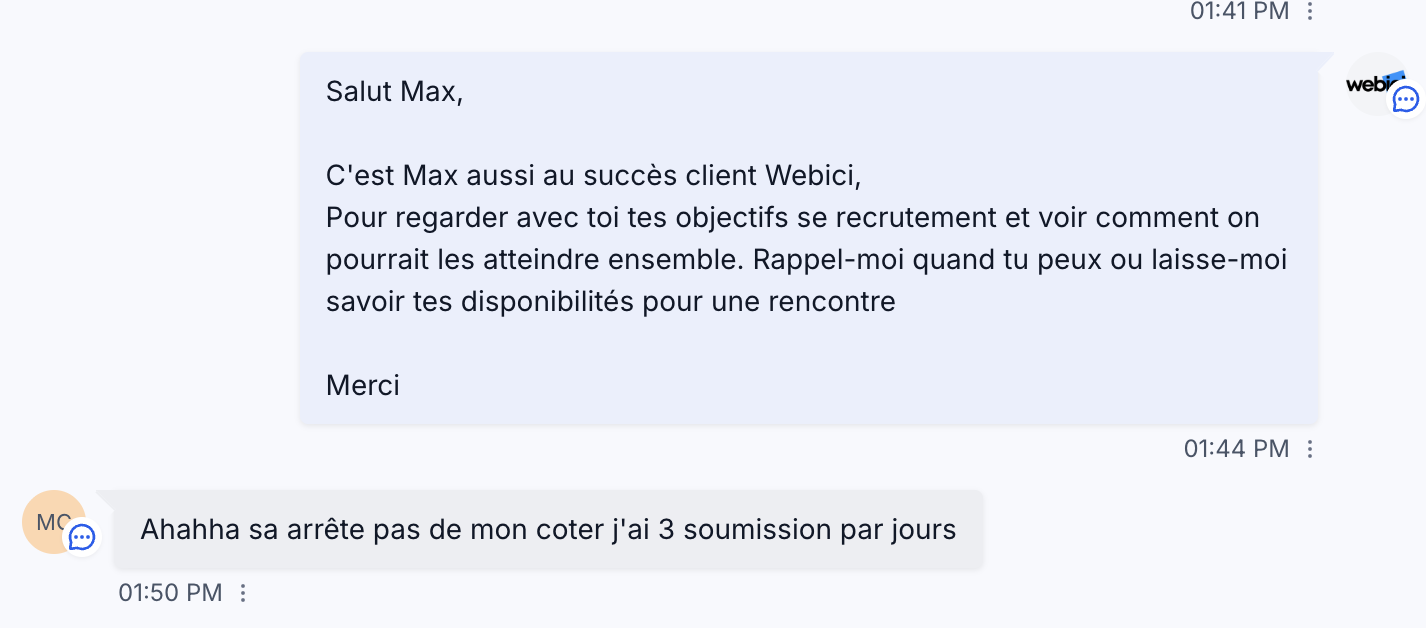 3 soumissions par jour